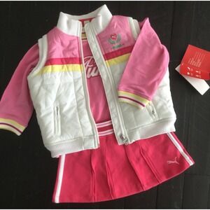 NEW Puma 3 Piece Set 18-24 Months Girl NWT (T32) 0103
